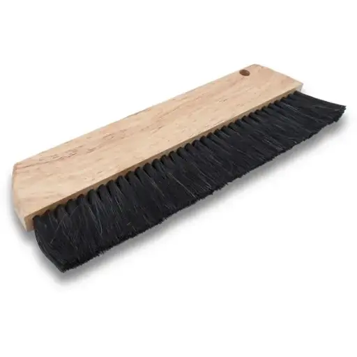 [6443] 12" Natural Horsehair Broom-Wood Block (Marshalltown)