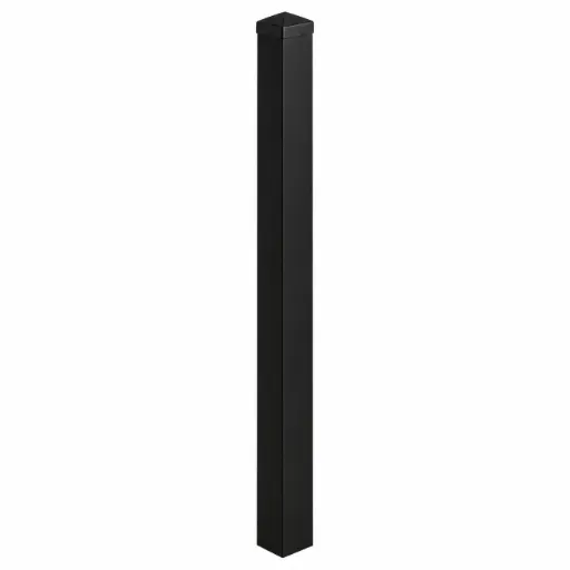 [22616PCCP] 2X2 6' 16 Ga Powder Coated w/ cap and plate
