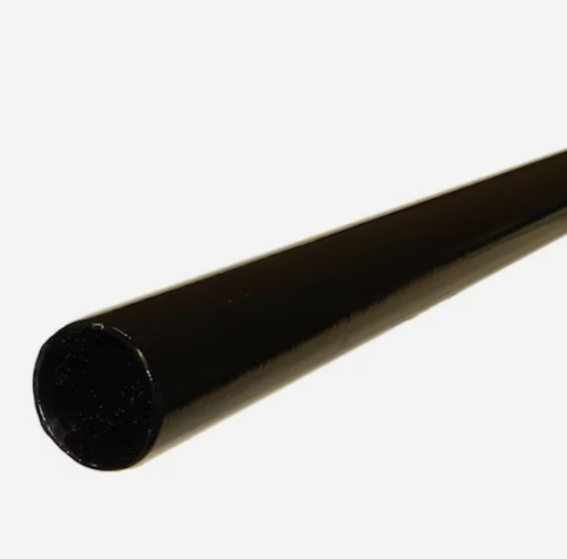 [158CLBLP6] 1 5/8" Chainlink Black Line Post 6"