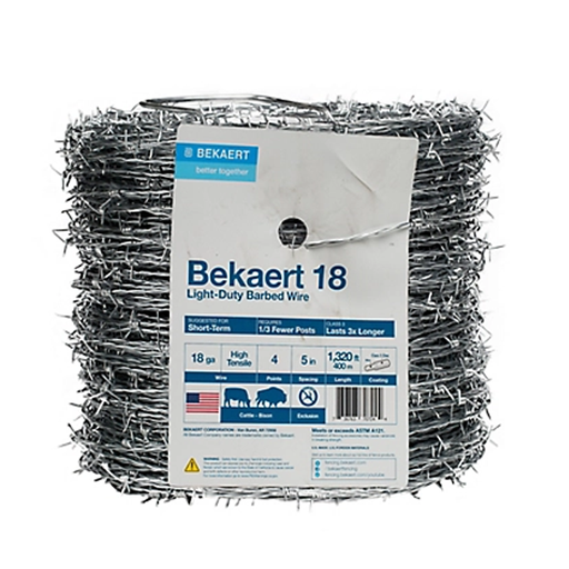 1,320 ft. 12.5 Ga 4-Point Barbed Wire